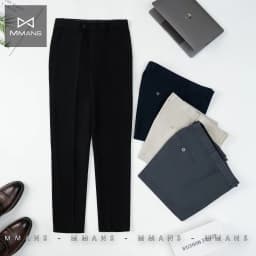 Thumbnail Quần âu nam MMANS chất vải tuyết mưa ống côn co giãn dáng ôm body 2