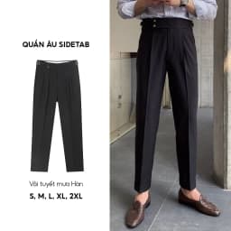Thumbnail Quần âu nam Sidetab crop gấu ELNIDO form regular, co giãn nhẹ, chất liệu mềm mịn, thoáng mát ED05 2