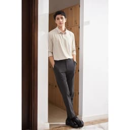 Thumbnail Quần âu nam TORANO slim-fit cạp trơn chuẩn phom DABT900 2