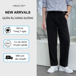 Thumbnail Quần Ấu Ống Suông Nam Mando, Quần Ống Rộng Thiết Kế Sidetab Đa Dạng Phong Cách Hàn Quốc, Có Cạp Chun Co Giãn TRS012 3
