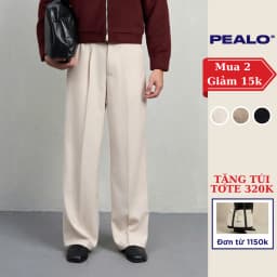 Thumbnail Quần âu PEALO form rộng phong cách hàn quốc cao cấp 1