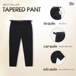 Thumbnail Quần âu sidetab nam cạp cao dáng crop 360 Boutique quần âu nam trẻ trung - QATOL010 2