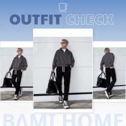 Thumbnail Quần baggy lưng thun nam BAMIHOME baggy nam nhung tổ ong QBG02 4