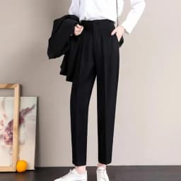 Thumbnail Quần baggy nữ công sở lưng cao 2 nút THOCA HOUSE quần tây nữ chuẩn form cao cấp tôn chân dài 3
