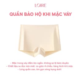 Thumbnail Quần Bảo Hộ Tàng Hình Mặc Trong Váy Chất Su Đúc Mịn Mát Loirechic QMV15 1