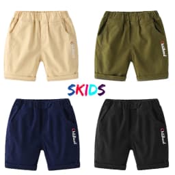Thumbnail Quần bé trai hàn quốc mùa hè dáng short chất kaki dày dặn mền mịn cho trẻ em SKIDS 1