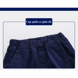 Thumbnail Quần bé trai hàn quốc mùa hè dáng short chất kaki dày dặn mền mịn cho trẻ em SKIDS 3