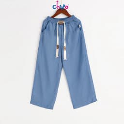 Thumbnail Quần Bò Giấy Suông Chippo Quần Jean Đi Học Cho Bé Gái từ 7 đến 12 Tuổi 22 kg đến 40 kg 1