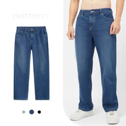 Thumbnail Quần Bò Suông Relaxed Jeans Basic 3 Màu PATTERN PQ025 3