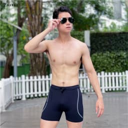 Thumbnail Quần Bơi Nam Narsis 2 Lớp Có Túi Khóa Tiện Lợi, Chất Vải PE Co Giãn 4 Chiều Q23004 4