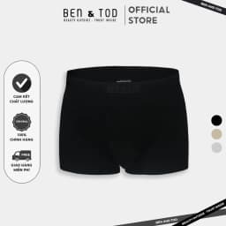 Thumbnail Quần Boxer nam Seamless BEN & TOD DLB4610BC011 mềm mại lớp vải lót kháng khuẩn cotton co giãn thoáng mát 2