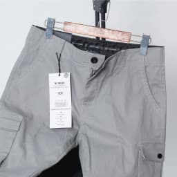 Thumbnail Quần cargo Nam kaki co giãn KQSTYLING form relaxed fit cotton mềm min premium xám nhạt 2