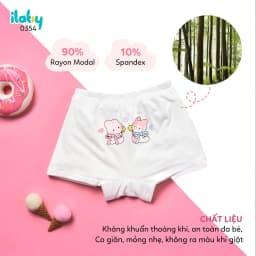 Thumbnail Quần chip cho bé gái ILABY quần chip kháng khuẩn cotton thoáng mát [0354] 3