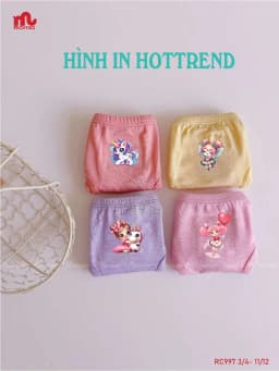 Thumbnail Quần chip cho bé gái RIOMIO size 13-42kg, quần lót bé gái chất liệu Modal an toàn cho da nhạy cảm 2