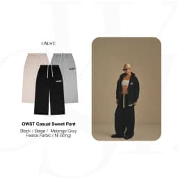 Thumbnail Quần Dài Casual Sweatpants Oh Wonder Studio - Rugby Team Collection 1