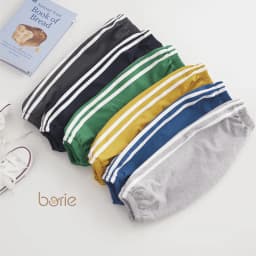 Thumbnail Quần dài dáng thể thao cho bé trai bé gái Borie chất liệu cotton da cá dày dặn giữ ấm rất tốt size 9-21kg A001 1