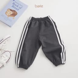 Thumbnail Quần dài dáng thể thao cho bé trai bé gái Borie chất liệu cotton da cá dày dặn giữ ấm rất tốt size 9-21kg A001 3
