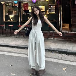 Thumbnail Quần Dài Form Rộng NEWSEVEN Wide Leg Pleated Pants QD.416 3
