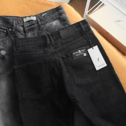 Thumbnail Quần Dài Jeans Xám Rách Hunter Xrays D88 Menswear - Nam 2
