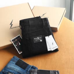 Thumbnail Quần Dài Jeans Xám Rách Hunter Xrays D88 Menswear - Nam 3