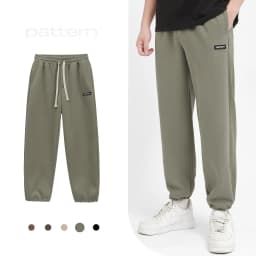 Thumbnail Quần Dài Jogger Nỉ Hàn Basic Ver1 Rút Bo Gấu PATTERN PQ034 4