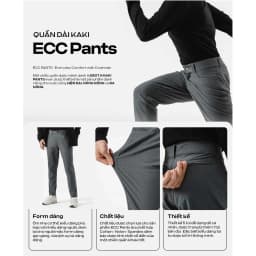 Thumbnail Quần dài kaki ECC Pants giữ form dáng trong mọi hoạt động Coolmate 2