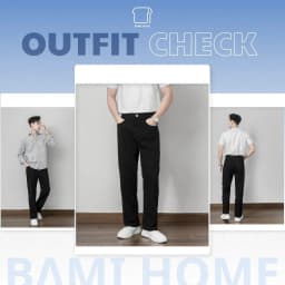 Thumbnail Quần dài kaki nam CREMA BAMI HOME, Quần tây kaki cotton phong cách công sở Hàn Quốc QK14 4