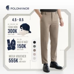 Thumbnail Quần dài kaki nam SD, chất liệu Kaki gân Hàn Quốc chuẩn form tôn dáng sang trọng - POLOMANOR 1