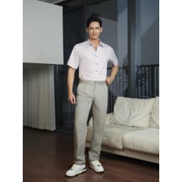 Thumbnail Quần dài khaki 1ly VIETTIEN SMART CASUAL vải 100%Cotton phom regular VT00000176 2
