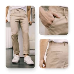 Thumbnail Quần dài nam cao cấp AKUBA form skinny vải chống nhăn co giãn nhẹ, ôm dáng người | 01K0529 3