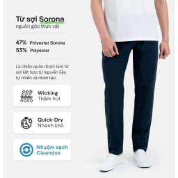 Thumbnail Quần dài nam Daily Pants  sợi Sorona, nhuộm Cleandye Coolmate 2