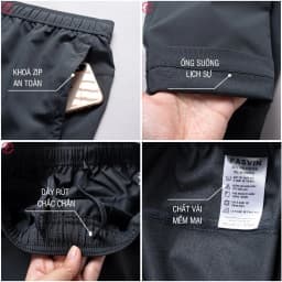 Thumbnail Quần Dài Nam FASVIN Chất Vải Gió Thể Thao Cao Cấp 01 Lớp Cạp Chun, Vận Động Thoải Mái DC22532.HN 2