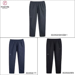 Thumbnail Quần Dài Nam FASVIN Chất Vải Gió Thể Thao Cao Cấp 01 Lớp Cạp Chun, Vận Động Thoải Mái DC22532.HN 4