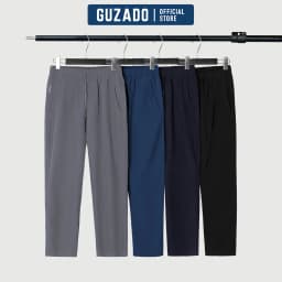 Thumbnail Quần Dài Nam GUZADO Chất Vải Gió Thể Thao Cao Cấp Khỏe Khoắn,Cạp Chun,Vận Động Thoải Mái GDC01. 1