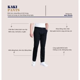 Thumbnail Quần dài nam kaki MAC ARTHUR form chuẩn form tôn dáng sang trọng, mềm mịn, co giãn tốt 3