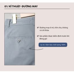 Thumbnail Quần dài nam kaki MAC ARTHUR form chuẩn form tôn dáng sang trọng, mềm mịn, co giãn tốt 4