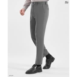 Thumbnail Quần dài nam màu xám hàng xưởng xuất dư quần tây dài form slimcrop vải dày dặn chống nhăn quần âu cạp ép cao cấp 1