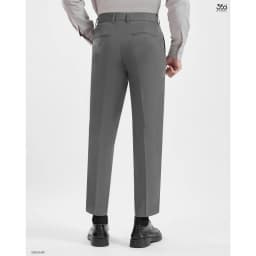 Thumbnail Quần dài nam màu xám hàng xưởng xuất dư quần tây dài form slimcrop vải dày dặn chống nhăn quần âu cạp ép cao cấp 2