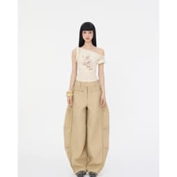 Thumbnail Quần Dài Nâu Ống Rộng Brand TSUN Chính Hãng - ALI PANTS Unisex Phối Đinh Tán Streetwear Localbrand 2