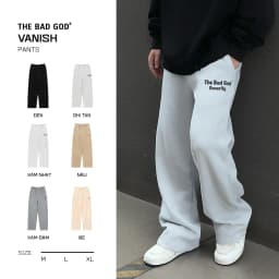 Thumbnail Quần dài ống rộng suông chất nỉ bông thu đông unisex The Bad God Vanish Sweatpants 1