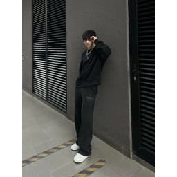 Thumbnail Quần dài ống rộng suông chất nỉ bông thu đông unisex The Bad God Vanish Sweatpants 4