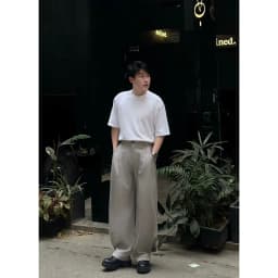Thumbnail Quần Dài Ống Rộng Vải Xước NEWSEVEN Wide Leg Pants QD.433 4