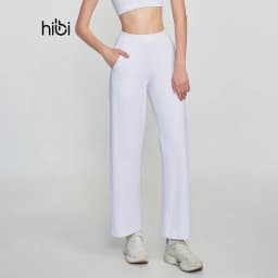 Thumbnail Quần dài ống suông Hibi Sports QD323, chất vải Rib cao cấp, có túi 2 bên 2
