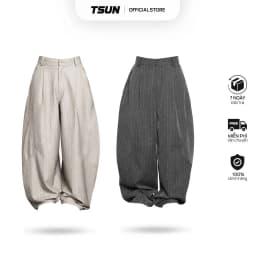 Thumbnail Quần Dài Tây Dáng Rộng Đính Đá - Brand TSUN Chính Hãng - Rhinestones Pants - Unisex 1