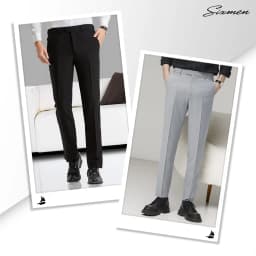 Thumbnail Quần dài tây nam SIXMEN co giãn 2 chiều, lưng đai chun ẩn, xuất xịn, chuẩn form 1
