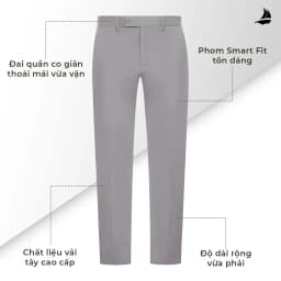 Thumbnail Quần dài tây nam SIXMEN co giãn 2 chiều, lưng đai chun ẩn, xuất xịn, chuẩn form 3