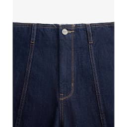 Thumbnail Quần Denim Nữ Ống Rộng Trơn Form Loose - Routine 10F24DPAW024 2
