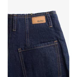 Thumbnail Quần Denim Nữ Ống Rộng Trơn Form Loose - Routine 10F24DPAW024 3