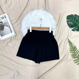 Thumbnail Quần đùi nữ mặc nhà - Quần đùi thun cotton cạp chun - LOZA QT7002 4