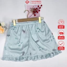 Thumbnail Quần Đùi, Quần Short Nữ SANDBOX Lụa Latin Cao Cấp Mềm Mịn,Thoáng Mát, Form Rộng Thoải Mái QSL25001 2
